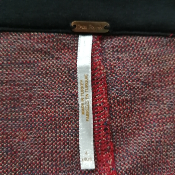 Free People Flare Jacquard Paisley High Rise Pants Size 4 - Picture 13 of 16